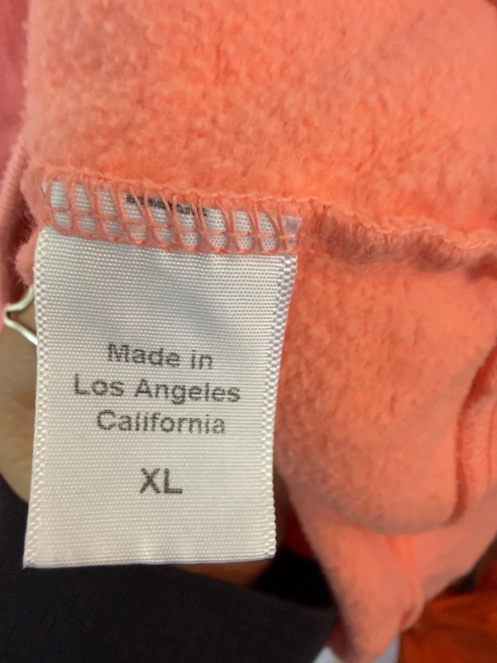 Clare V Coral 'Discothèque' Crewneck Sweatshirt - Picture 6 of 7